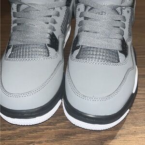 Jordan Gray and Black Sneakers